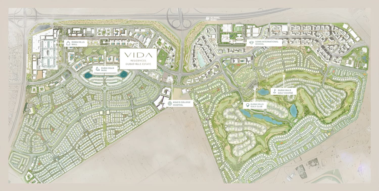 Vida by Emaar master plan
