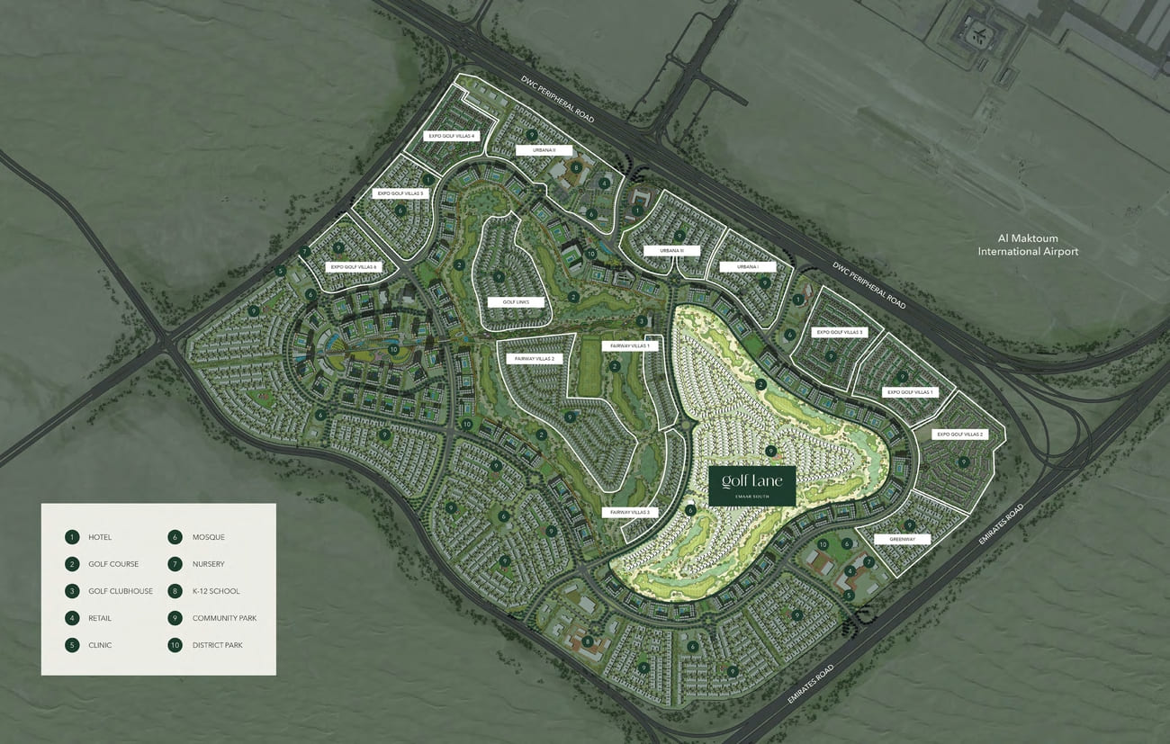 Golf Lane master plan