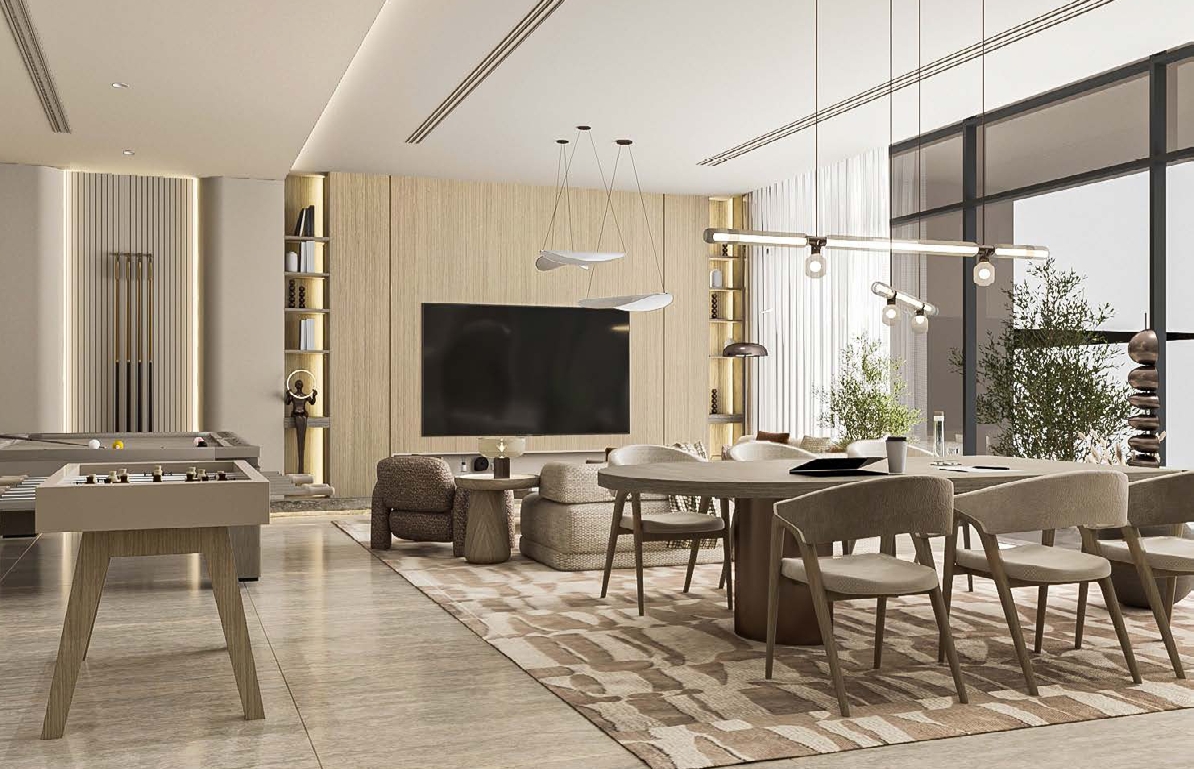 Indoor Club Lounge